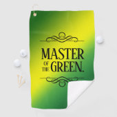 グリーンおもしろいマスター ゴルフタオル (インサイチュ)