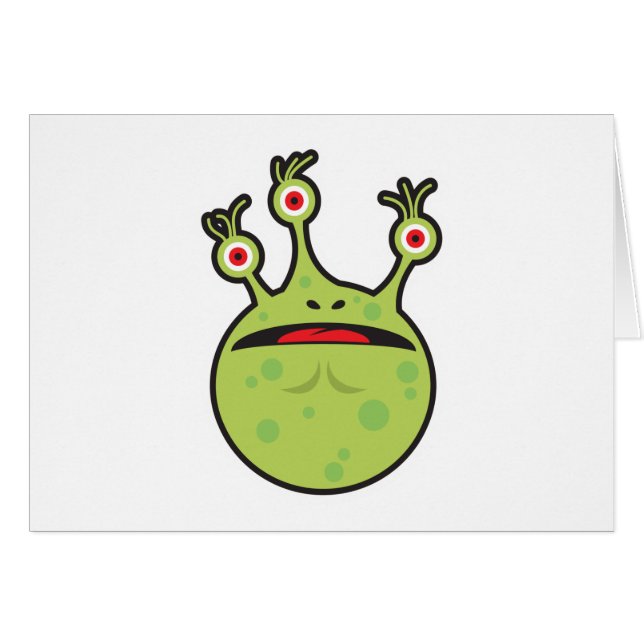 グリーンおもしろいモンスター (正面横)