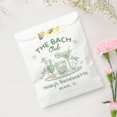 グリーンお洒落ビーチカクテルバチェロレッテ フェイバーバッグ (封をした状態)