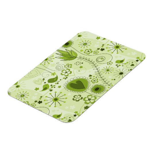 グリーンお洒落マグネットのガーデン マグネット (左側)