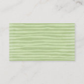 グリーンお洒落魅力的オレンジガーデンお祝い プレイスカード (裏面)