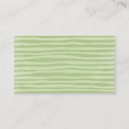 グリーンお洒落魅力的オレンジガーデンお祝い プレイスカード (裏面)