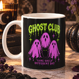 グリーンから滴るゴーストクラブのハロウィン コーヒーマグカップ