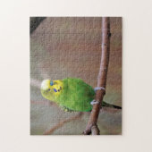 グリーンかわいらしブギー写真 ジグソーパズル (縦)