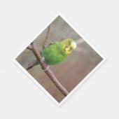 グリーンかわいらしブギー写真 スタンダードランチョンナプキン (角)