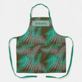 グリーンかわいらし葉エプン エプロン (正面)