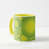 グリーンが泡を吹く マグカップ (正面左)