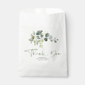 グリーンが葉のエレガントな感謝 フェイバーバッグ (正面)