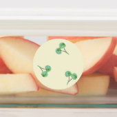 グリーンさくらんぼ ラベル (貼付)