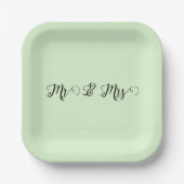 グリーンさん ペーパープレート (正面)