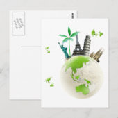 グリーンだ！ ポストカード (正面/裏面)