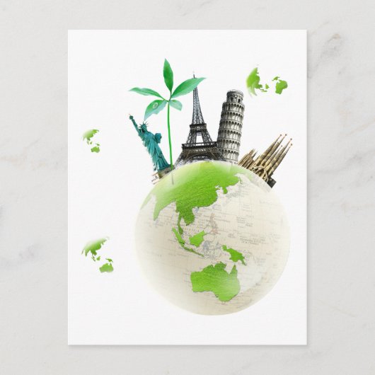 グリーンだ！ ポストカード (正面)