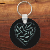 グリーンつる植物twine keychain キーホルダー (正面)