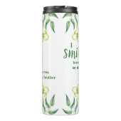 グリーンとアイボリーシスター・イン・笑いおもしろい引用文 タンブラー (裏面)