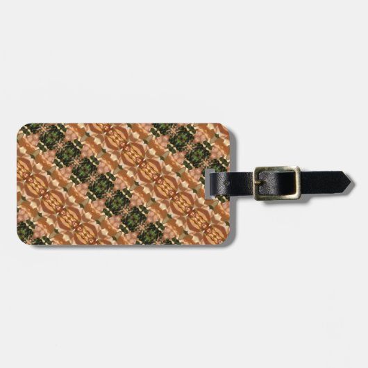 グリーンとアンバーイカット8 ラゲッジタグ (正面横)