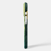 グリーンとイエローのアイリッシュ・ケルトハープ Case-Mate iPhoneケース (裏面 / 左)