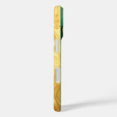 グリーンとイエローのアイリッシュ・ケルトハープ Case-Mate iPhoneケース (裏面 / 右)