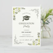 グリーンとクリームフローラ卒業招待状! 招待状 (スタンド正面)