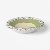 グリーンとクリーム ペーパーボウル (傾斜あり)