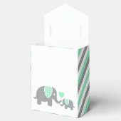 グリーンとグレーのストライプゾウ フェイバーボックス (オープン)