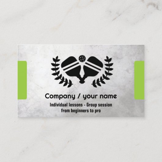 グリーンとグレーの漬物 名刺 (裏面)