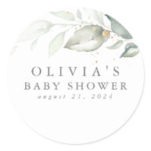 グリーンとゴールドのエレガントなモダンミニマル