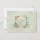 グリーンとゴールドの幾何学フレーム (正面)