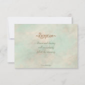 グリーンとゴールドの幾何学フレーム (裏面)