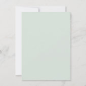 グリーンとゴールドの葉っぱのウォーターカラーイラスト - ベビーシャワーワードスクランブルゲーム (裏面)