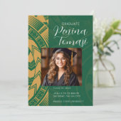 グリーンとゴールド 招待状 (スタンド正面)