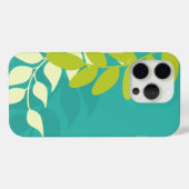 グリーンとティール（緑がかった色）つる植物 Case-Mate iPhoneケース (裏面 (横))
