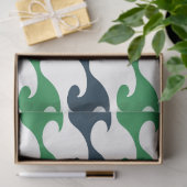 グリーンとネイビー航海のシリーズデザイン5 薄葉紙 (ギフト)