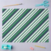 グリーンとネイビー航海のズデザイン3ティッシュPa 薄葉紙 (クラフト)