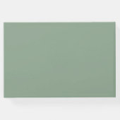 グリーンとパンプキンの秋のブライダルシャワー ゲストブック (裏面)