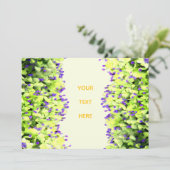 グリーンとパープルが出会い、幸せが花開く 招待状 (スタンド正面)