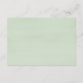 グリーンとパープルのサボテンの結婚式披露宴 エンクロージャーカード (裏面)