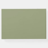 グリーンとヒマワリとパンプキンの秋の結婚前お披露目パーティー ゲストブック (裏面)