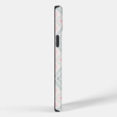 グリーンとピンクのパステル ダイヤモンド柄 Case-Mate iPhoneケース (裏面 / 右)