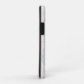 グリーンとピンクのパステル ダイヤモンド柄 Case-Mate iPhoneケース (裏面/右)