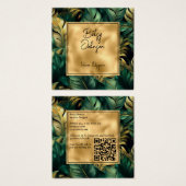 グリーンとフェイク金ゴールドモンスタ離れーズの名刺 (正面&裏面)