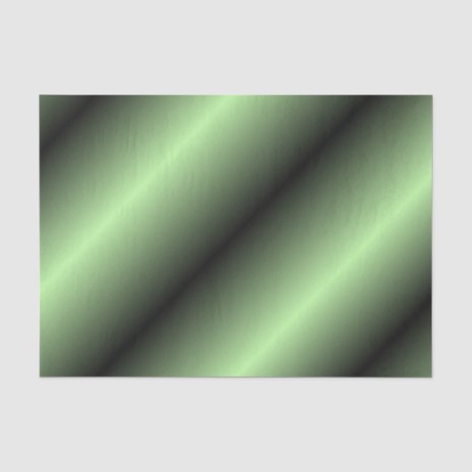 グリーンとブラックのストライプ 薄葉紙 (正面)