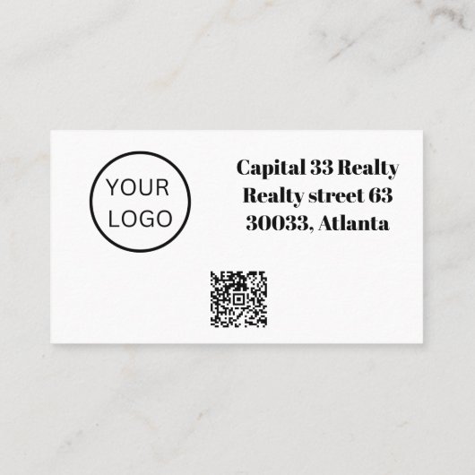 グリーンとブラック実在エステートインベスターWeハ買ウス 名刺 (裏面)