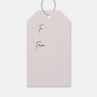 グリーンとホワイトの花柄ギフトタグ ギフトタグ