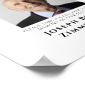 グリーンとメモリー 葬儀 追悼 フォト ポスター (角)