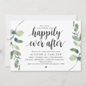 グリーンとユーカリ, 結婚式リハーサルディナー 招待状 (正面)