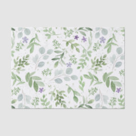 グリーンとラベンダーのティッシュペーパー 薄葉紙