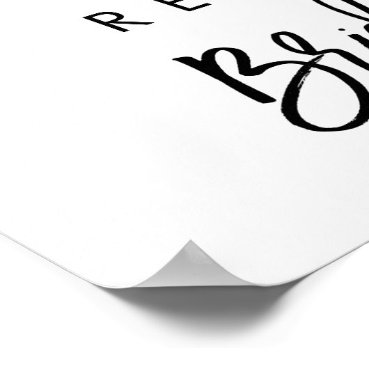 グリーンと自然な雰囲気のウェディングシャワー歓迎ボード ポスター (角)