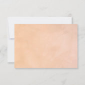 グリーンと花のカスケード　ルスティック トスカーナ ウェディング 出欠カード (裏面)