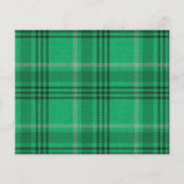 グリーンと赤のチェック柄のクリスマス フライヤー 5 枚の写真 (裏面)