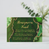 グリーンと金ゴールドアゲートハネムーン基金 エンクロージャーカード (スタンド正面)